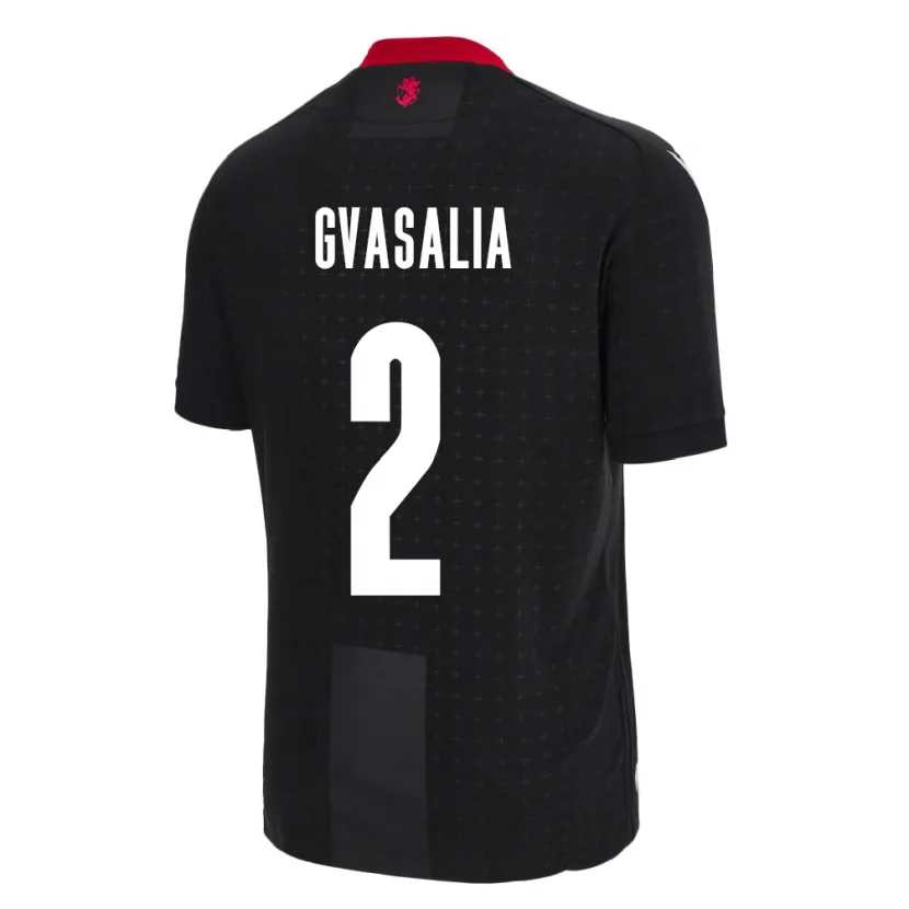 Danxen Børn Georgia Giorgi Gvasalia #2 Sort Udebane Spillertrøjer 24-26 Trøje T-Shirt