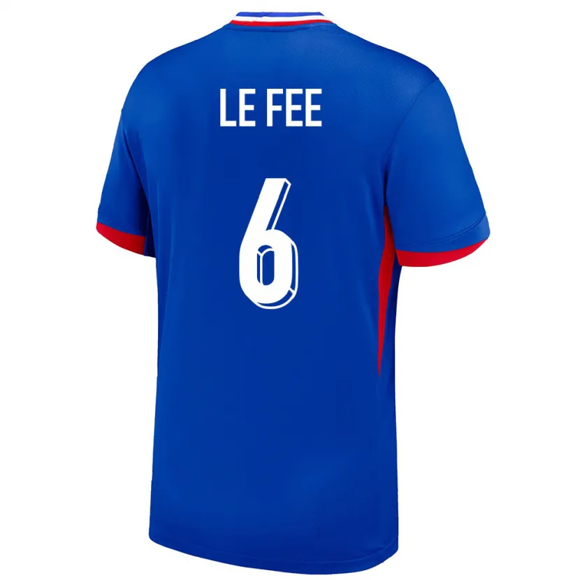 Danxen Mænd Frankrig Enzo Le Fee #6 Blå Hjemmebane Spillertrøjer 24-26 Trøje T-Shirt