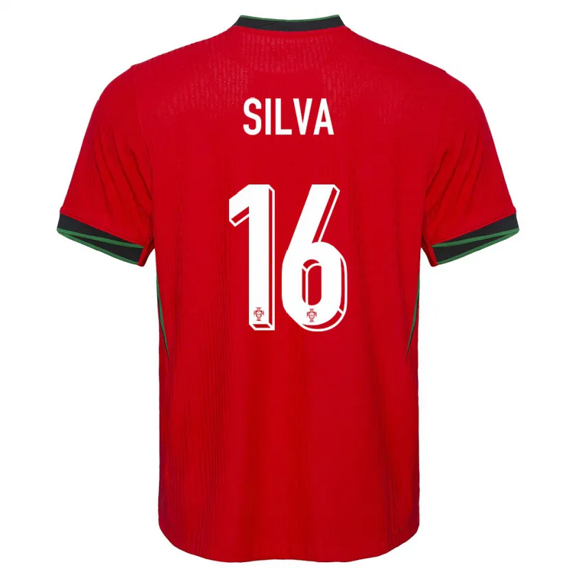 Danxen Mænd Portugal Diana Silva #16 Rød Hjemmebane Spillertrøjer 24-26 Trøje T-Shirt