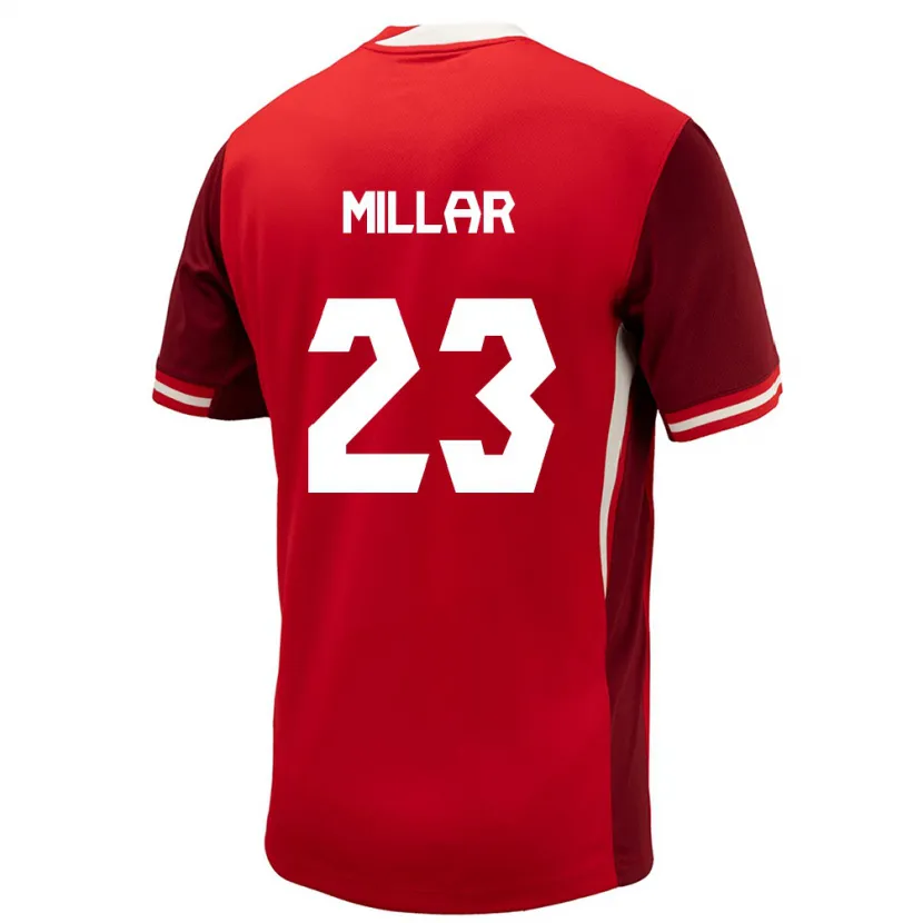 Danxen Mænd Canada Liam Millar #23 Rød Hjemmebane Spillertrøjer 24-26 Trøje T-Shirt