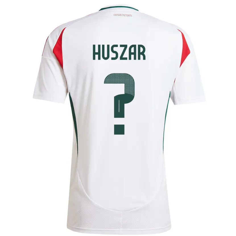 Danxen Mænd Ungarn Marcell Huszár #0 Hvid Udebane Spillertrøjer 24-26 Trøje T-Shirt
