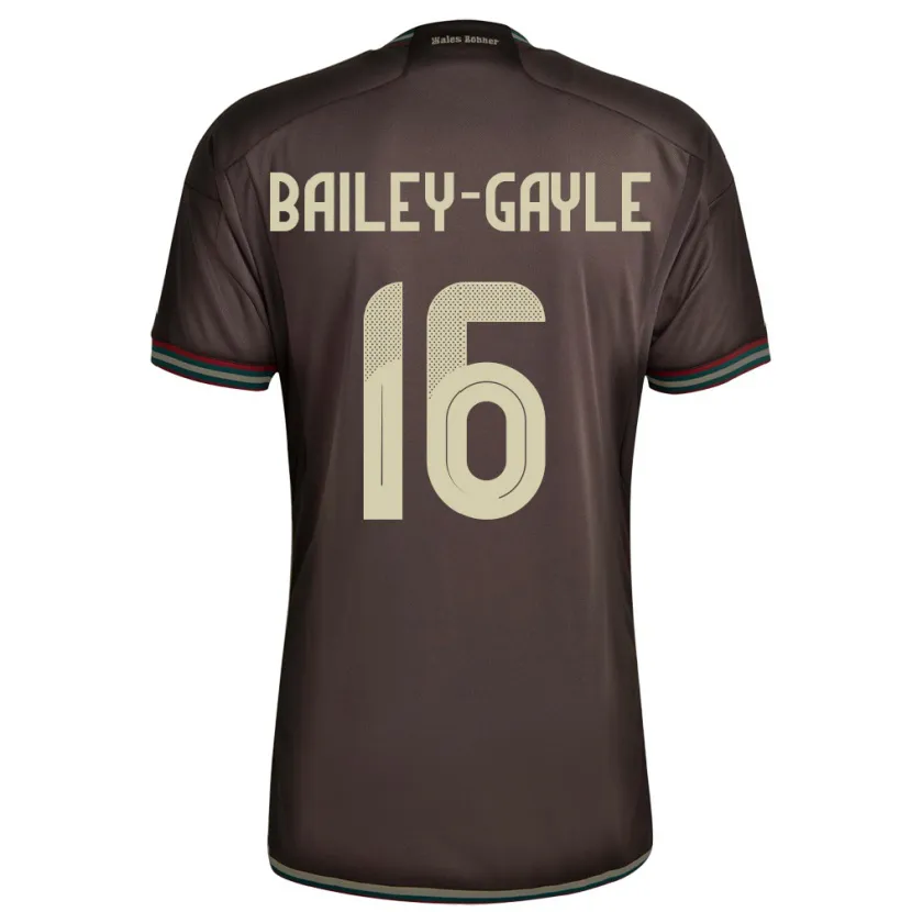 Danxen Mænd Jamaica Paige Bailey-Gayle #16 Nat Brun Udebane Spillertrøjer 24-26 Trøje T-Shirt