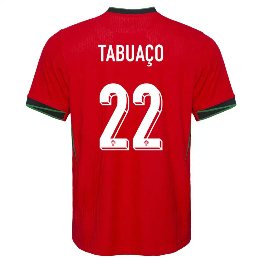 Danxen Kvinder Portugal Goncalo Tabuaco #22 Rød Hjemmebane Spillertrøjer 24-26 Trøje T-Shirt