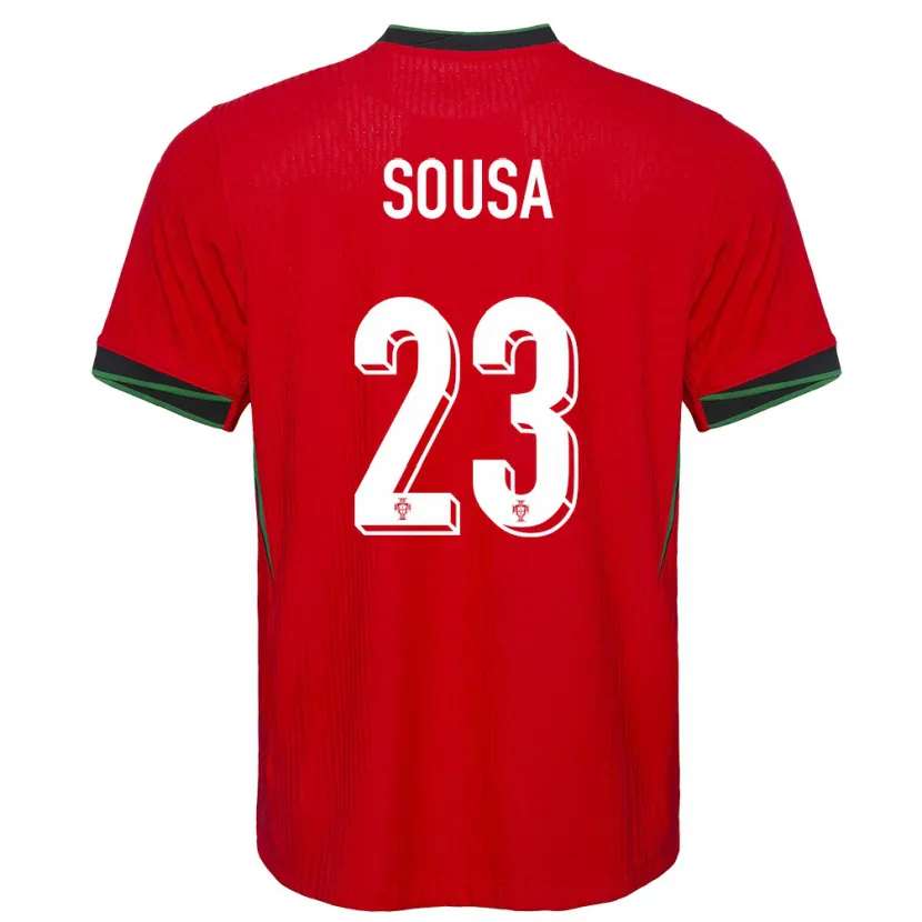 Danxen Kvinder Portugal Afonso Sousa #23 Rød Hjemmebane Spillertrøjer 24-26 Trøje T-Shirt