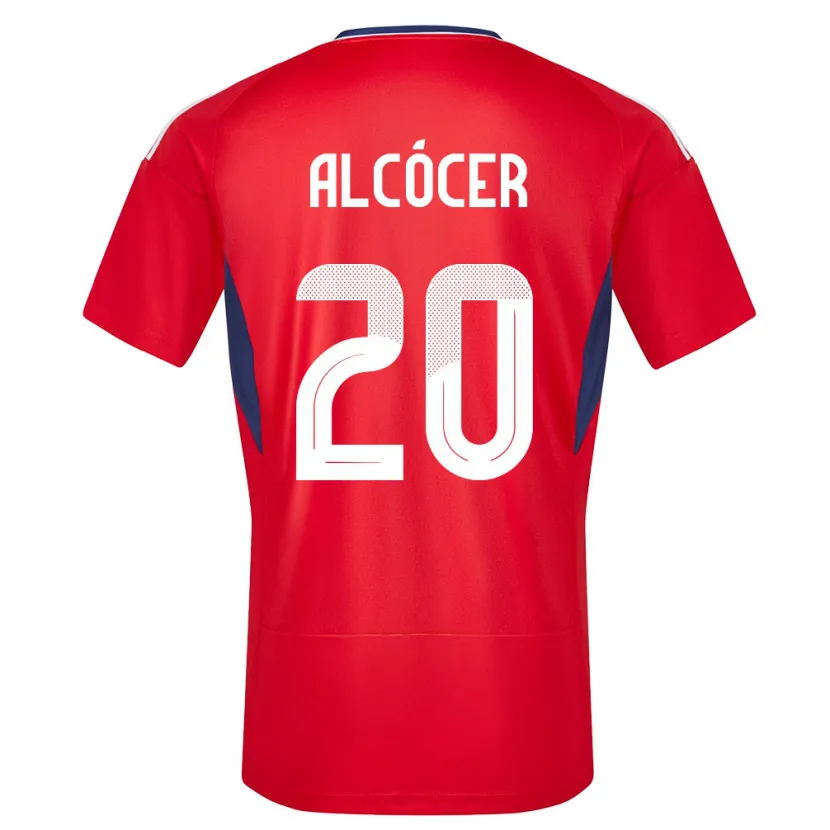 Danxen Kvinder Costa Rica Josimar Alcocer #20 Rød Hjemmebane Spillertrøjer 24-26 Trøje T-Shirt