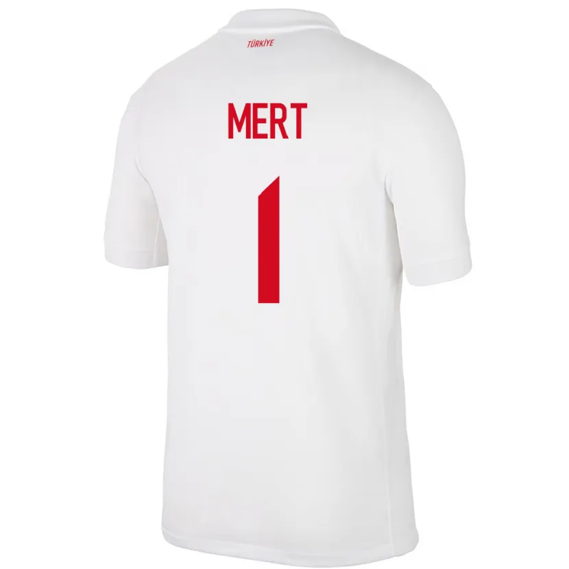 Danxen Kvinder Tyrkiet Mert Günok #1 Hvid Hjemmebane Spillertrøjer 24-26 Trøje T-Shirt
