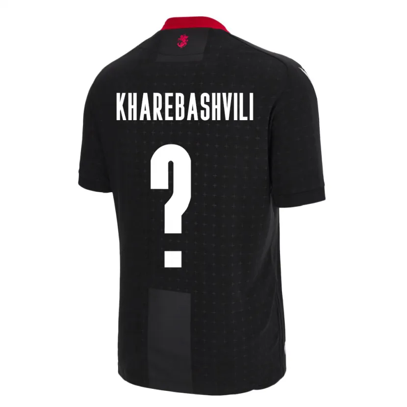 Danxen Kvinder Georgia Saba Kharebashvili #0 Sort Udebane Spillertrøjer 24-26 Trøje T-Shirt