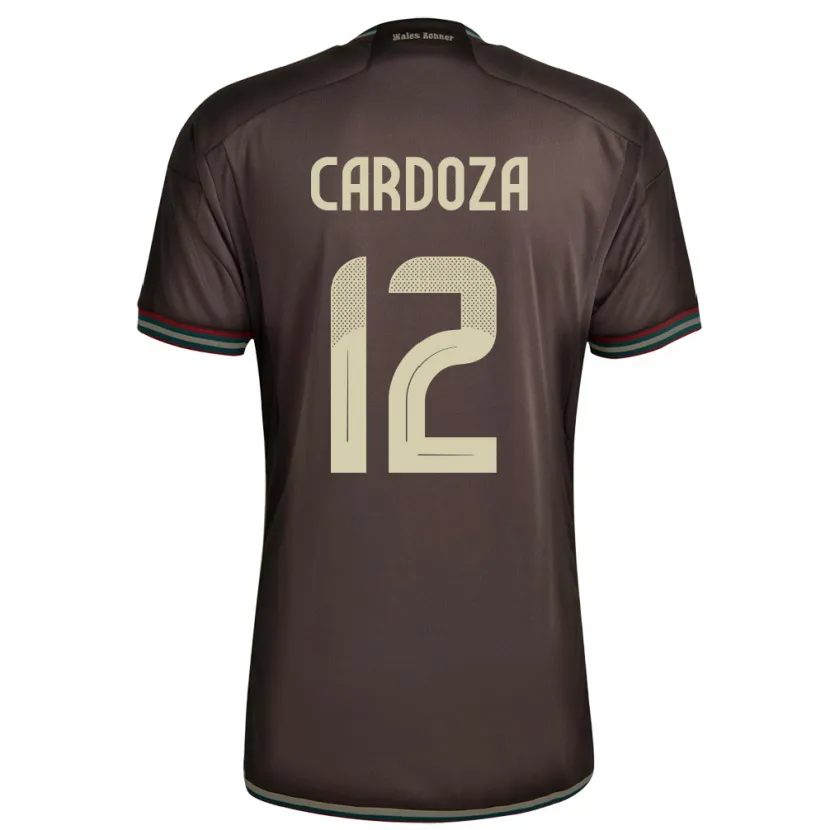 Danxen Kvinder Jamaica Naya Cardoza #12 Nat Brun Udebane Spillertrøjer 24-26 Trøje T-Shirt