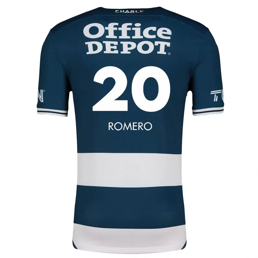 Danxen Børn Tamara Romero #20 Blå Hvid Hjemmebane Spillertrøjer 2024/25 Trøje T-Shirt