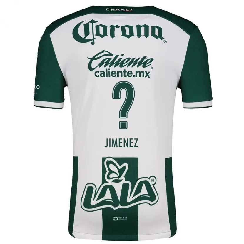 Danxen Børn Tahiel Jiménez #0 Grøn Hvid Hjemmebane Spillertrøjer 2024/25 Trøje T-Shirt