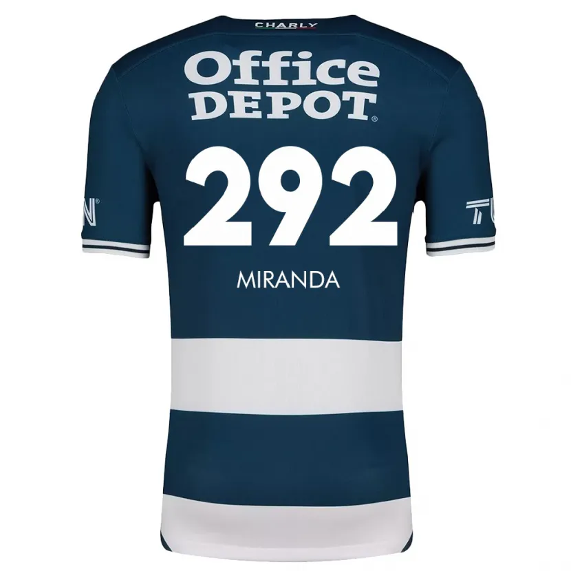 Danxen Mænd Herbey Miranda #292 Blå Hvid Hjemmebane Spillertrøjer 2024/25 Trøje T-Shirt
