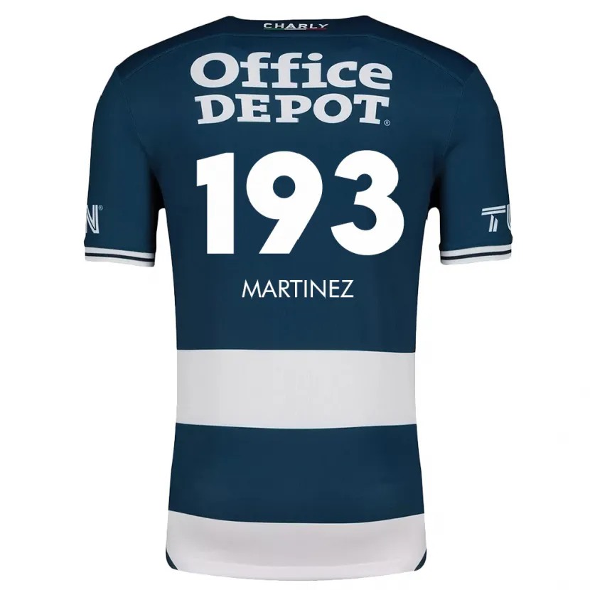 Danxen Mænd Pedro Martínez #193 Blå Hvid Hjemmebane Spillertrøjer 2024/25 Trøje T-Shirt