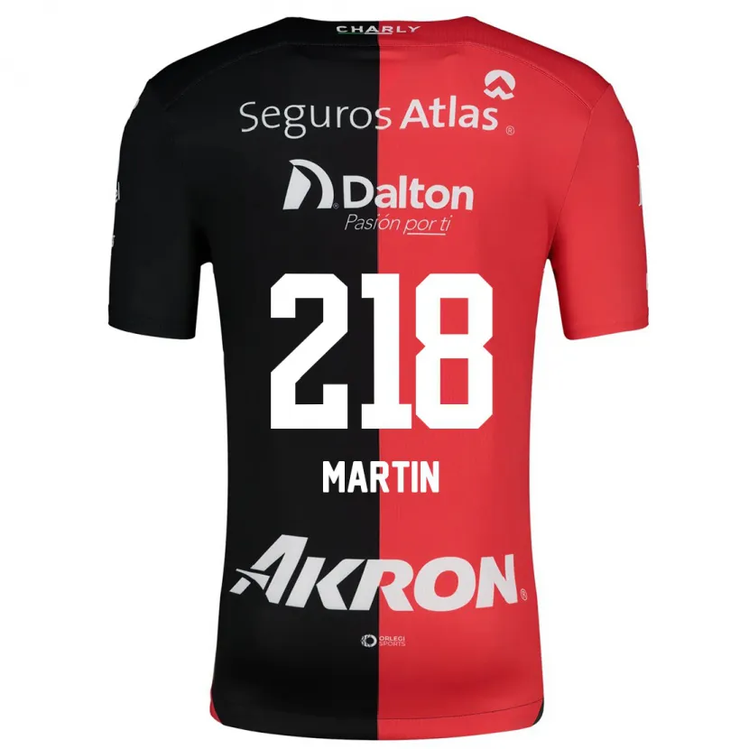 Danxen Mænd Jorge San Martín #218 Rød Sort Hjemmebane Spillertrøjer 2024/25 Trøje T-Shirt