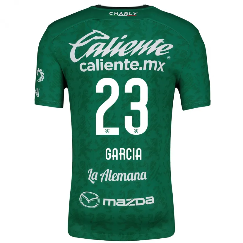 Danxen Mænd Óscar García #23 Grøn Hvid Hjemmebane Spillertrøjer 2024/25 Trøje T-Shirt