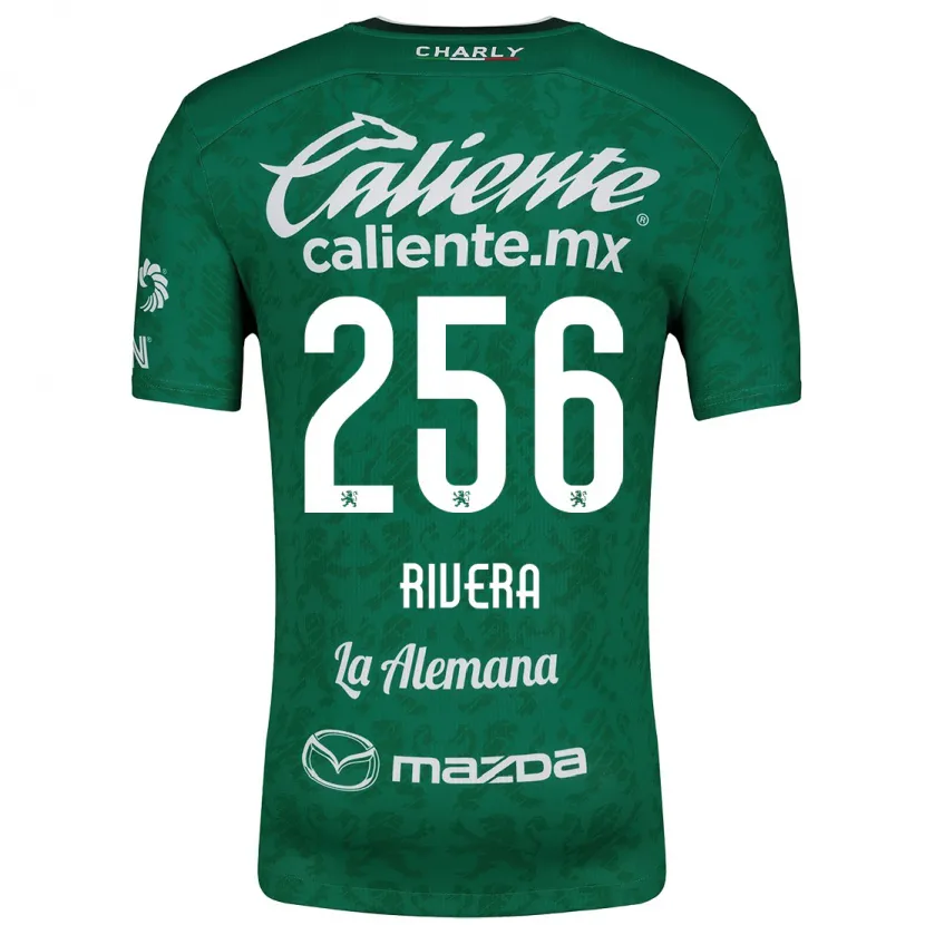 Danxen Mænd Fernando Rivera #256 Grøn Hvid Hjemmebane Spillertrøjer 2024/25 Trøje T-Shirt