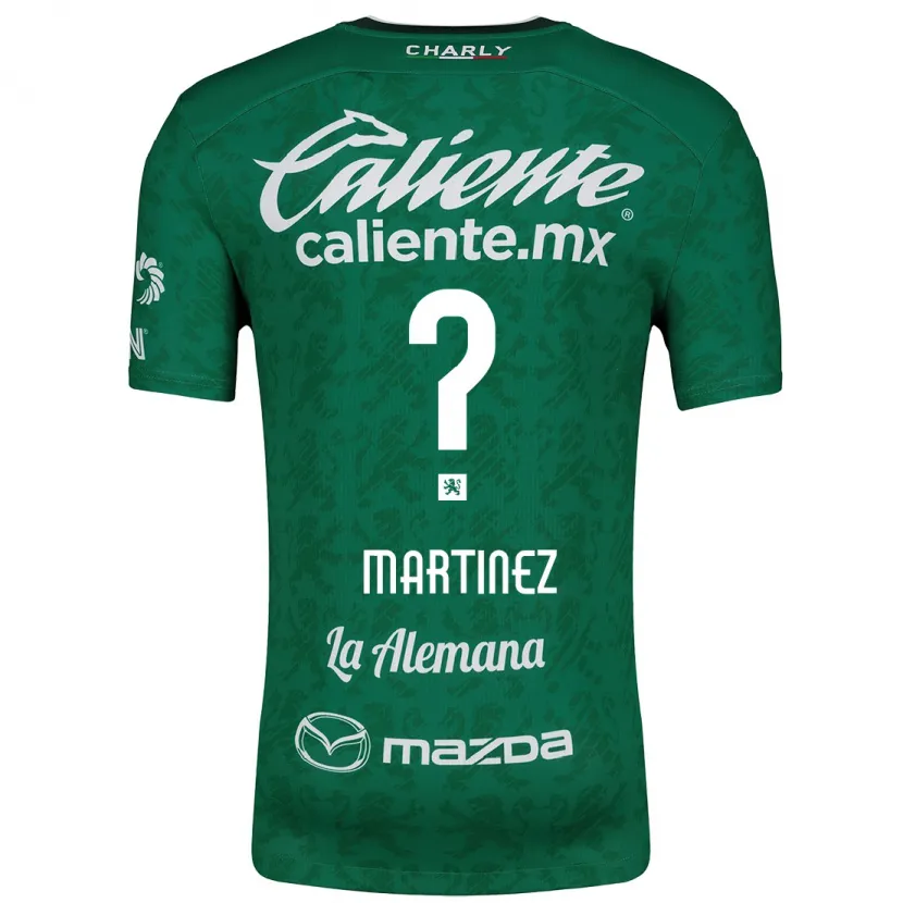 Danxen Mænd Edson Martínez #0 Grøn Hvid Hjemmebane Spillertrøjer 2024/25 Trøje T-Shirt