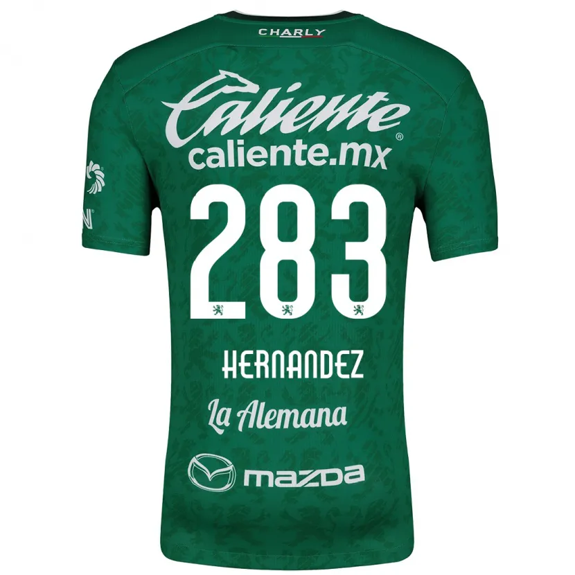 Danxen Mænd Karin Hernández #283 Grøn Hvid Hjemmebane Spillertrøjer 2024/25 Trøje T-Shirt