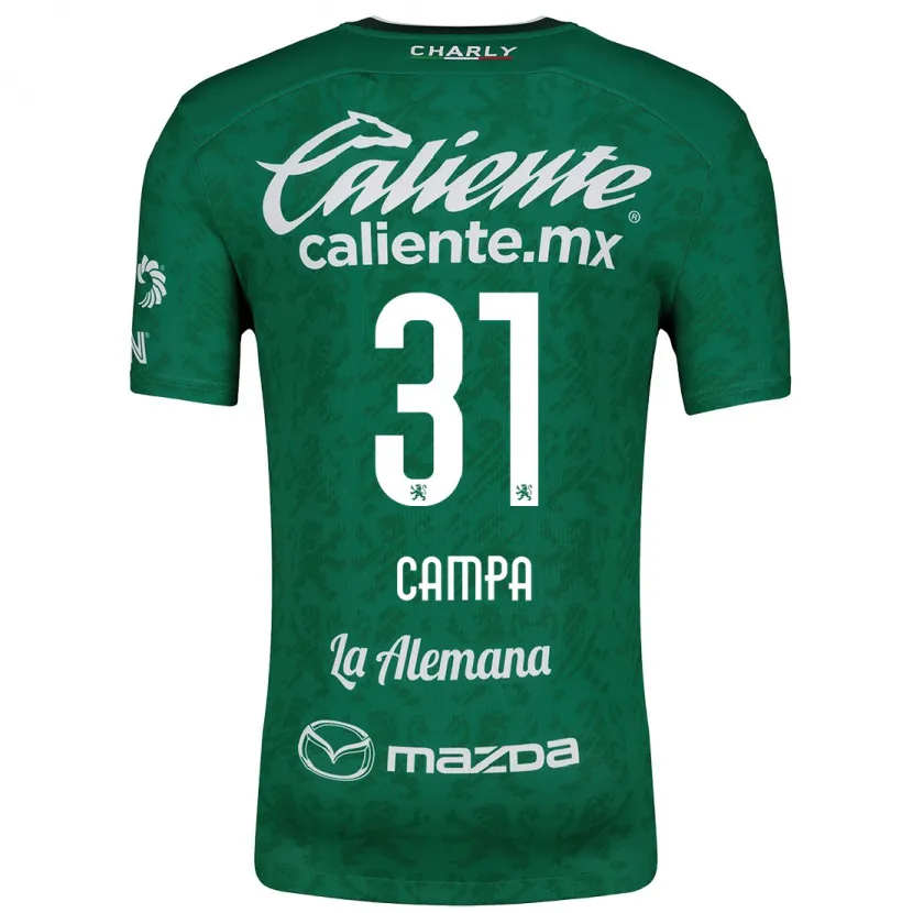 Danxen Mænd Marlyn Campa #31 Grøn Hvid Hjemmebane Spillertrøjer 2024/25 Trøje T-Shirt