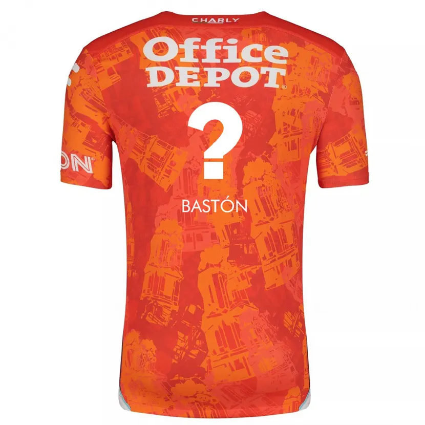 Danxen Mænd Borja Bastón #0 Orange Hvid Udebane Spillertrøjer 2024/25 Trøje T-Shirt