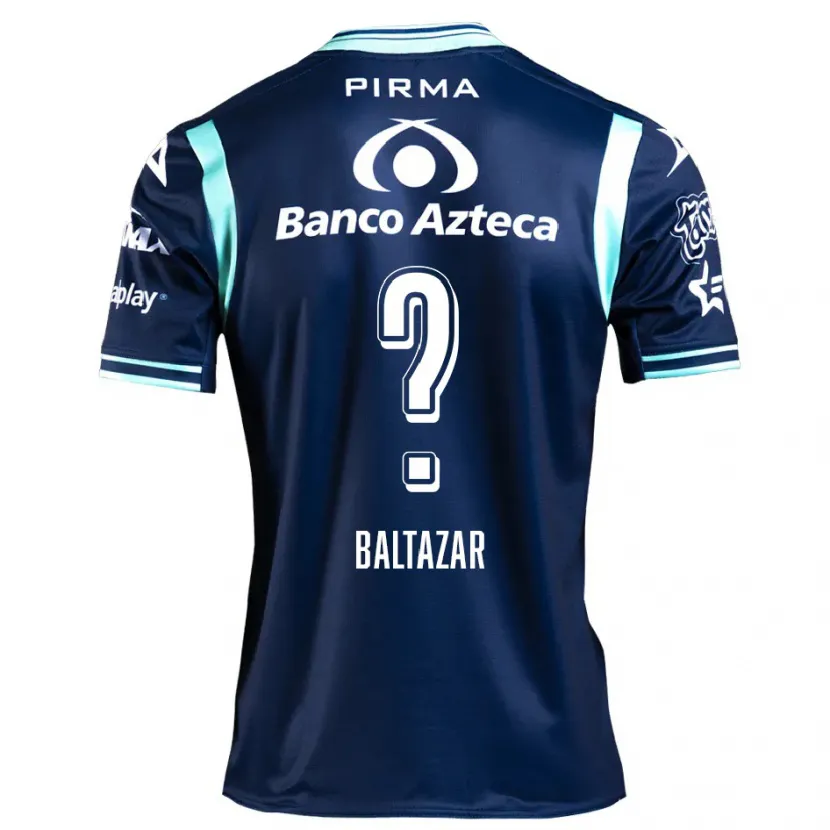 Danxen Mænd Carlos Baltazar #0 Marine Blå Udebane Spillertrøjer 2024/25 Trøje T-Shirt