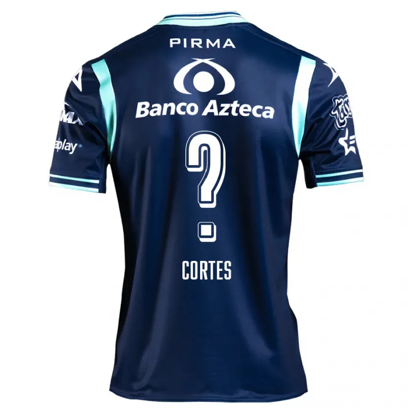 Danxen Mænd Vinícius Côrtes #0 Marine Blå Udebane Spillertrøjer 2024/25 Trøje T-Shirt
