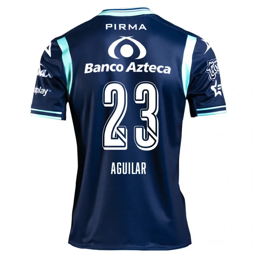 Danxen Mænd Daniel Aguilar #23 Marine Blå Udebane Spillertrøjer 2024/25 Trøje T-Shirt
