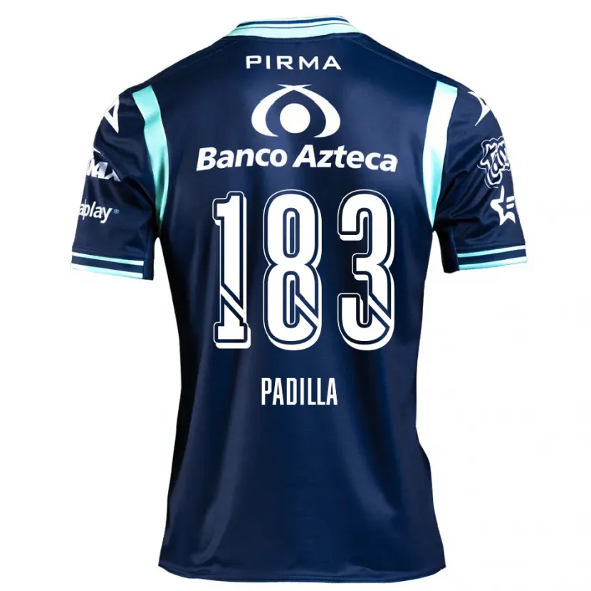 Danxen Mænd Donovan Padilla #183 Marine Blå Udebane Spillertrøjer 2024/25 Trøje T-Shirt
