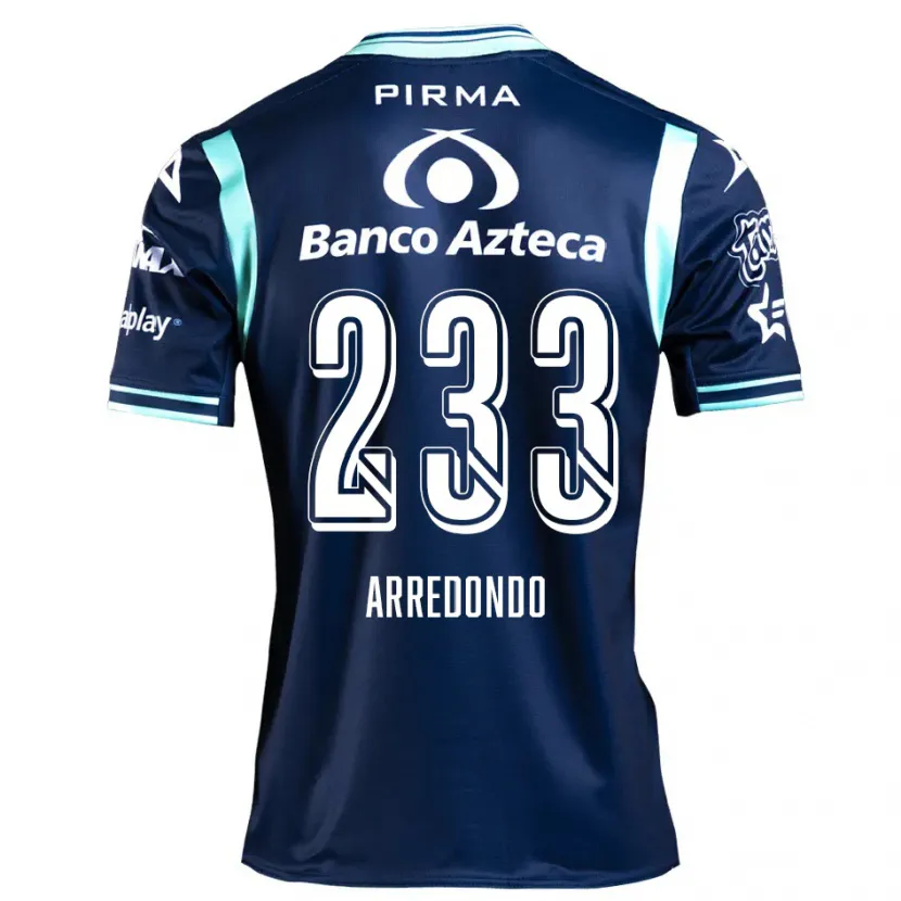Danxen Mænd Ángel Arredondo #233 Marine Blå Udebane Spillertrøjer 2024/25 Trøje T-Shirt