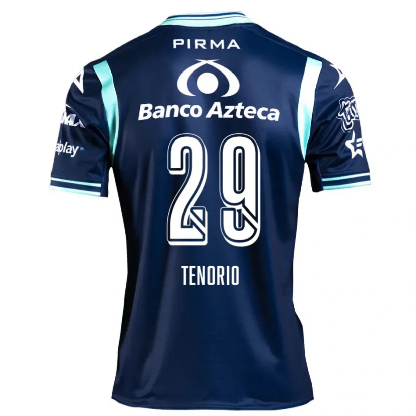 Danxen Mænd Jessica Tenorio #29 Marine Blå Udebane Spillertrøjer 2024/25 Trøje T-Shirt