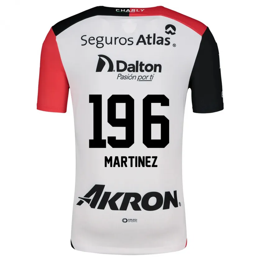 Danxen Mænd Rafael Martínez #196 Hvid Rød Sort Udebane Spillertrøjer 2024/25 Trøje T-Shirt