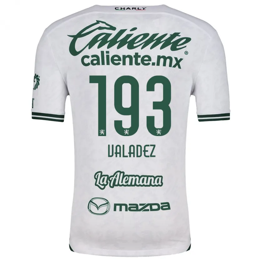 Danxen Mænd Luis Valadez #193 Hvid Grøn Udebane Spillertrøjer 2024/25 Trøje T-Shirt