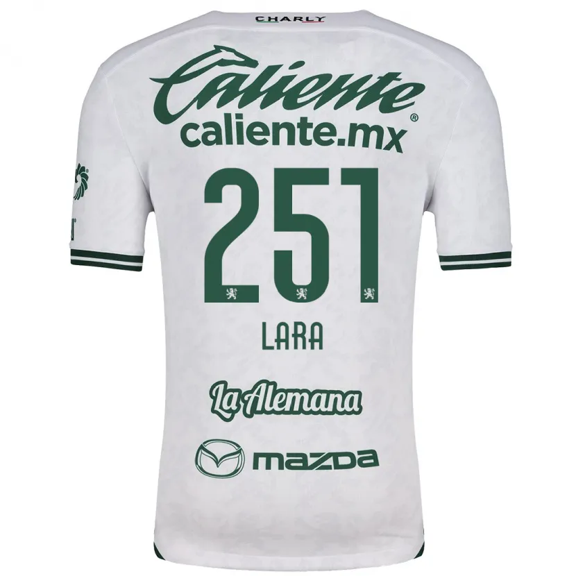 Danxen Mænd Tristán Lara #251 Hvid Grøn Udebane Spillertrøjer 2024/25 Trøje T-Shirt