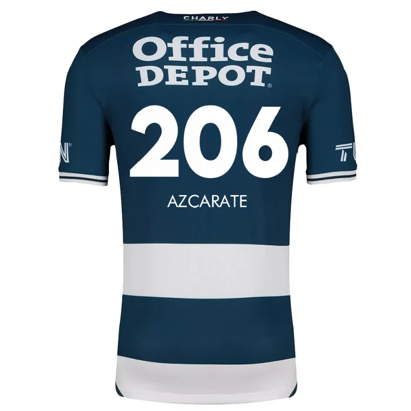 Danxen Kvinder Yerar Azcárate #206 Blå Hvid Hjemmebane Spillertrøjer 2024/25 Trøje T-Shirt