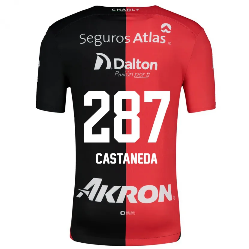 Danxen Kvinder Mariano Castañeda #287 Rød Sort Hjemmebane Spillertrøjer 2024/25 Trøje T-Shirt
