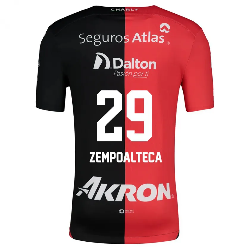 Danxen Kvinder Karla Zempoalteca #29 Rød Sort Hjemmebane Spillertrøjer 2024/25 Trøje T-Shirt