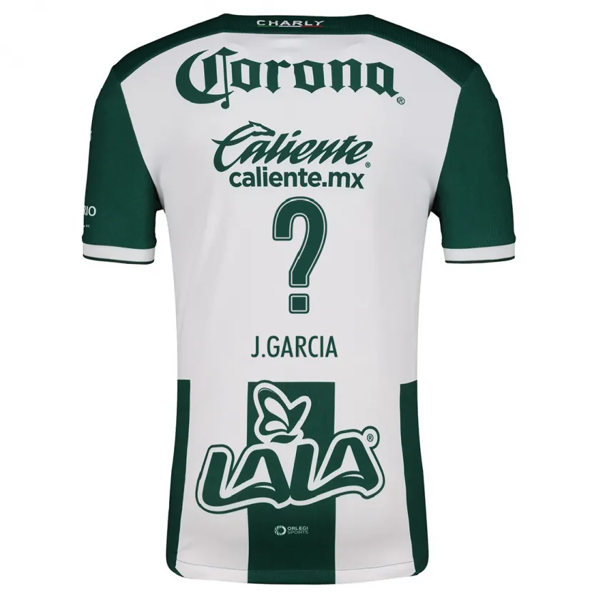 Danxen Kvinder Joel García #0 Grøn Hvid Hjemmebane Spillertrøjer 2024/25 Trøje T-Shirt