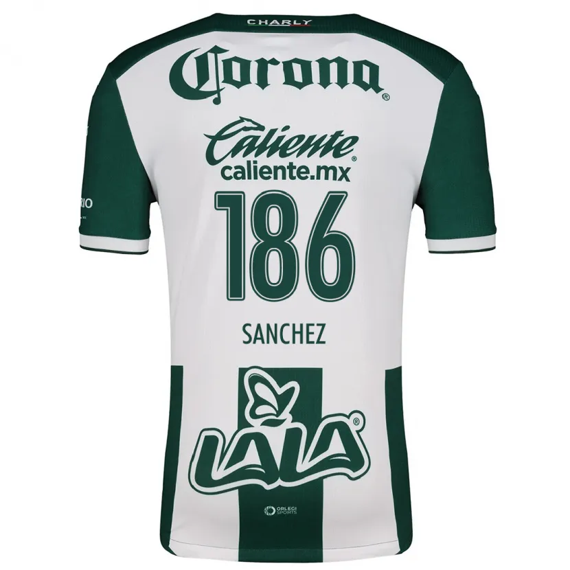 Danxen Kvinder David Sánchez #186 Grøn Hvid Hjemmebane Spillertrøjer 2024/25 Trøje T-Shirt