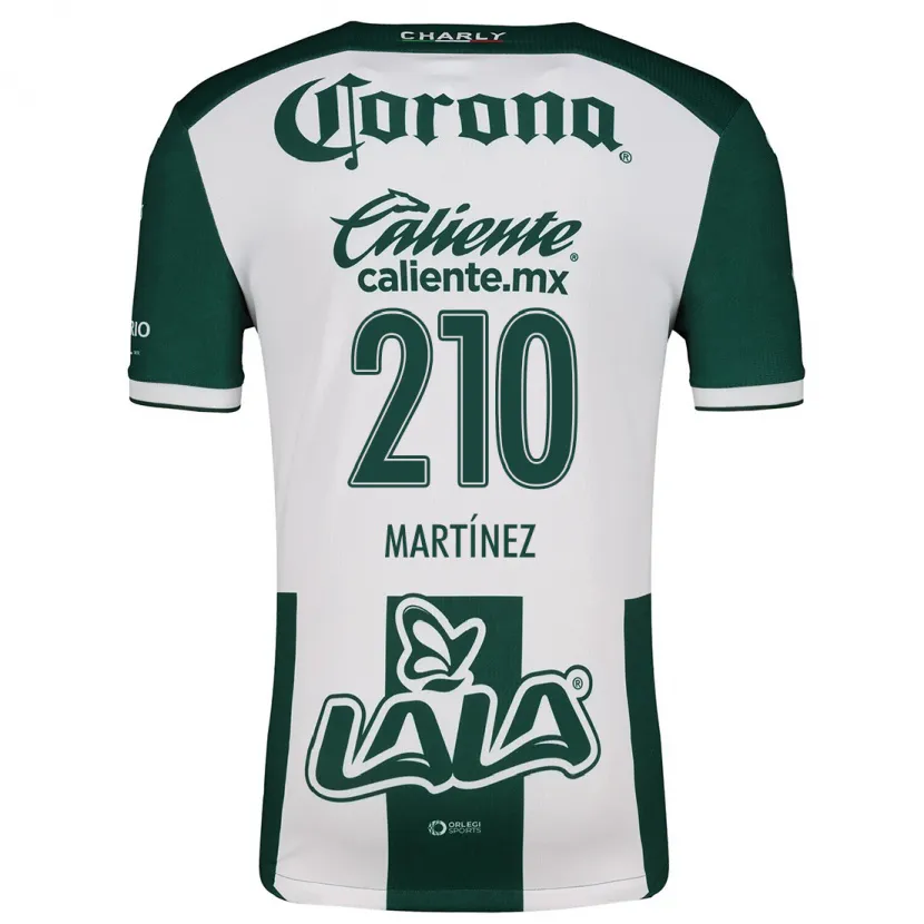 Danxen Kvinder André Martínez #210 Grøn Hvid Hjemmebane Spillertrøjer 2024/25 Trøje T-Shirt