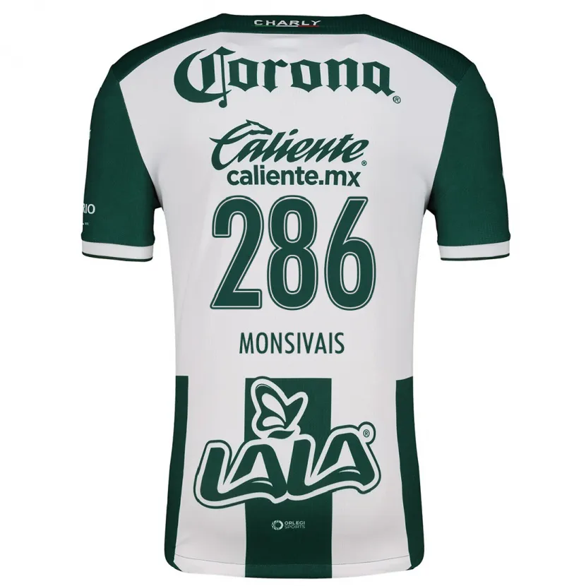 Danxen Kvinder Giovani Monsivais #286 Grøn Hvid Hjemmebane Spillertrøjer 2024/25 Trøje T-Shirt