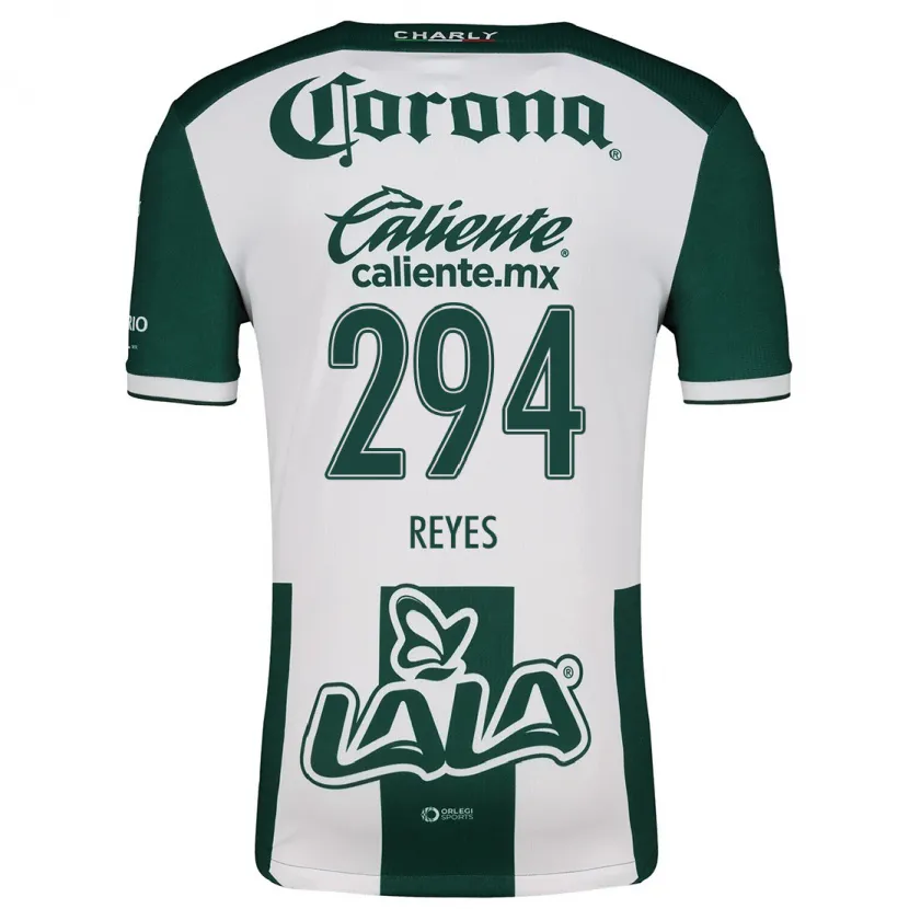 Danxen Kvinder Máximo Reyes #294 Grøn Hvid Hjemmebane Spillertrøjer 2024/25 Trøje T-Shirt