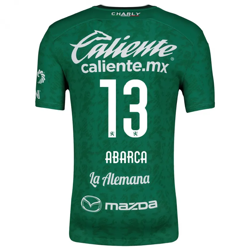 Danxen Kvinder Vidalia Abarca #13 Grøn Hvid Hjemmebane Spillertrøjer 2024/25 Trøje T-Shirt