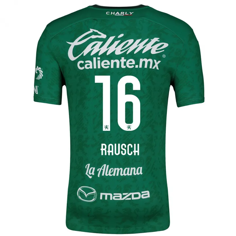 Danxen Kvinder Mayalu Rausch #16 Grøn Hvid Hjemmebane Spillertrøjer 2024/25 Trøje T-Shirt