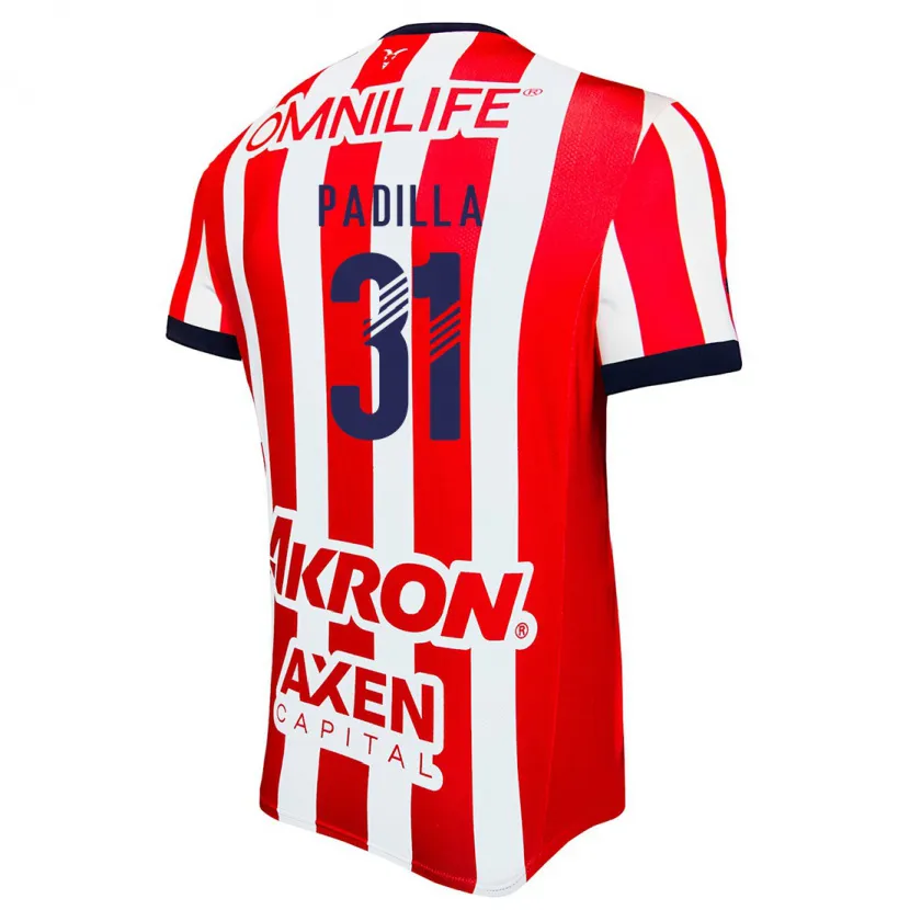 Danxen Kvinder Yael Padilla #31 Rød Hvid Blå Hjemmebane Spillertrøjer 2024/25 Trøje T-Shirt