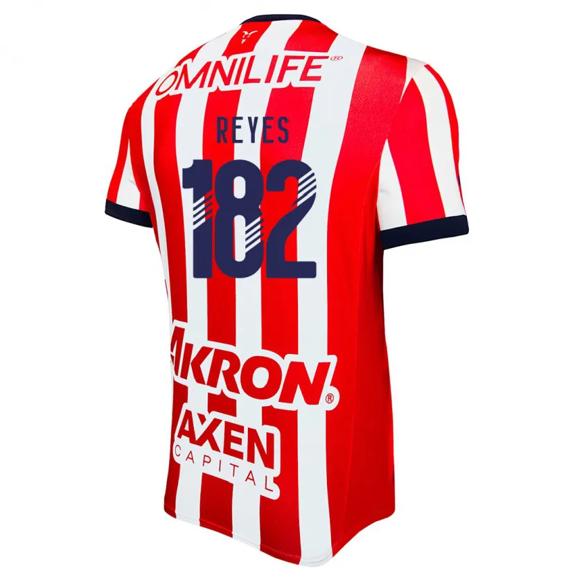Danxen Kvinder Mauricio Reyes #182 Rød Hvid Blå Hjemmebane Spillertrøjer 2024/25 Trøje T-Shirt