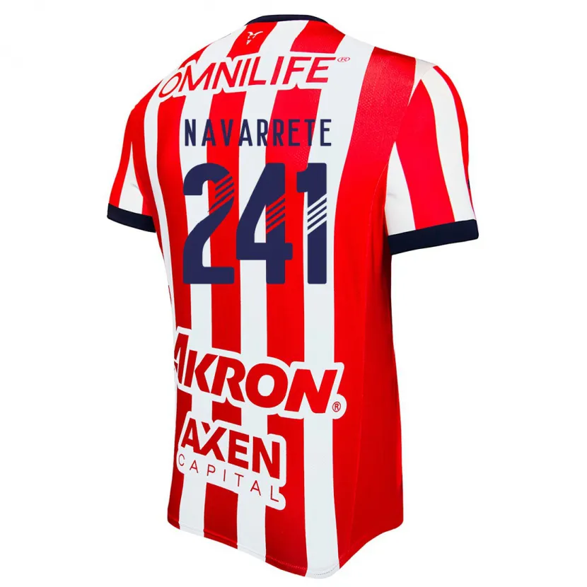 Danxen Kvinder Cristo Navarrete #241 Rød Hvid Blå Hjemmebane Spillertrøjer 2024/25 Trøje T-Shirt