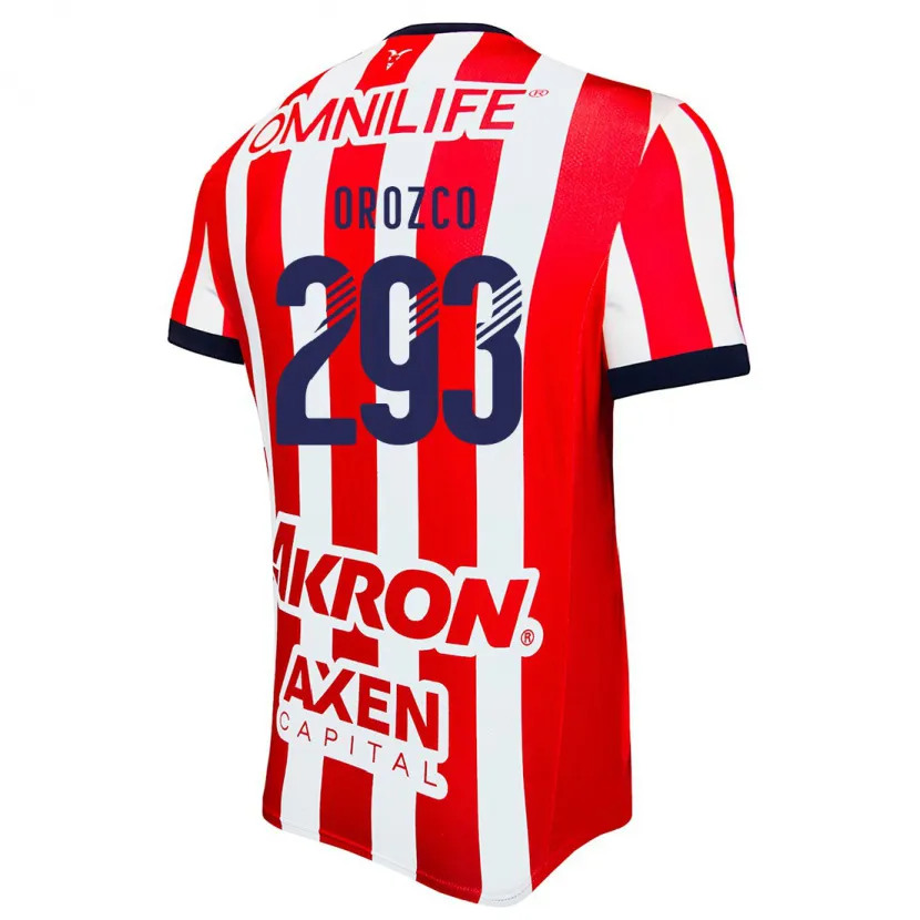 Danxen Kvinder Yohan Orozco #293 Rød Hvid Blå Hjemmebane Spillertrøjer 2024/25 Trøje T-Shirt