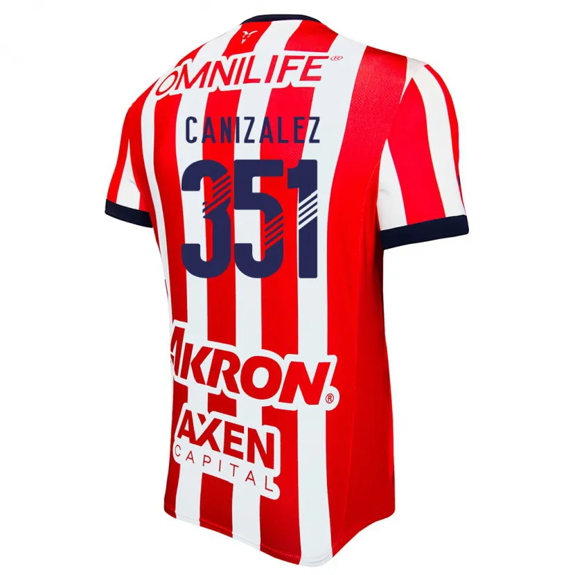Danxen Kvinder Djorkaeff Canizalez #351 Rød Hvid Blå Hjemmebane Spillertrøjer 2024/25 Trøje T-Shirt