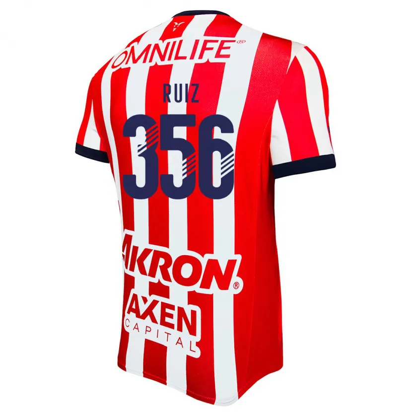 Danxen Kvinder Dilan Ruiz #356 Rød Hvid Blå Hjemmebane Spillertrøjer 2024/25 Trøje T-Shirt