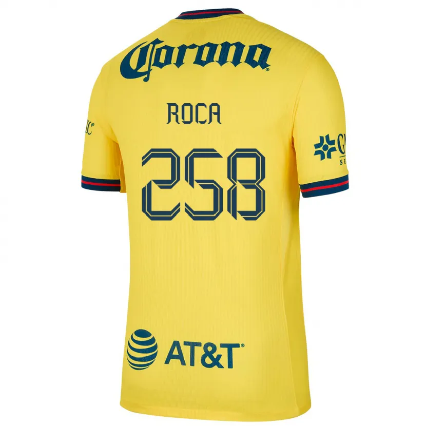 Danxen Kvinder Juan Roca #258 Gul Blå Hjemmebane Spillertrøjer 2024/25 Trøje T-Shirt