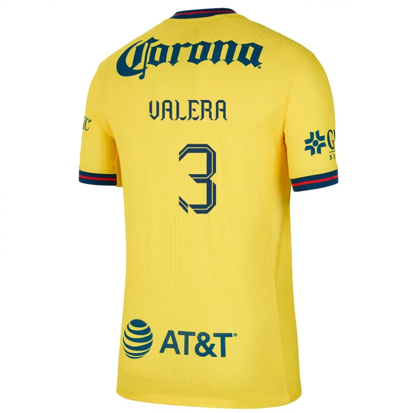 Danxen Kvinder Selene Valera #3 Gul Blå Hjemmebane Spillertrøjer 2024/25 Trøje T-Shirt